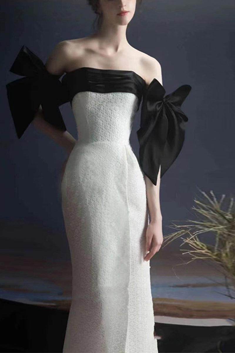 Trumpet-Mermaid Floor Length Lace Wedding Dress 687631532657 - COCOMELODY