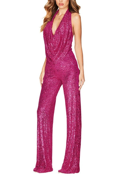 Jumpsuit Maxi Sequins Formal Evening Dresses 678030856246