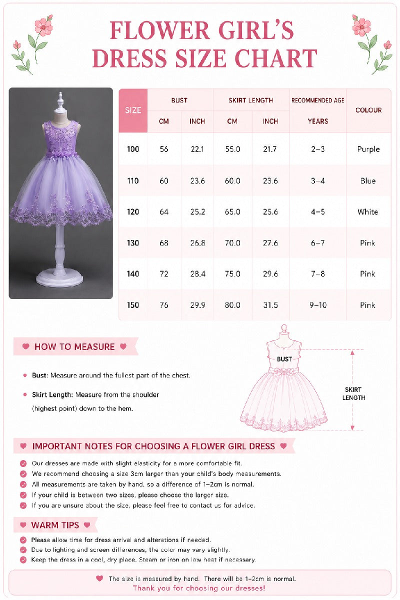 A-Line Round Neck Sleeveless Lace Short Tulle Knee Length Flower Girl Dresses 1029768430343