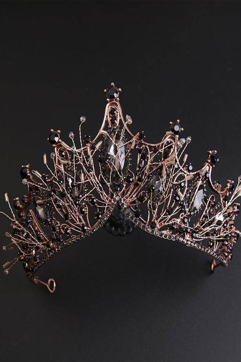 Alloy Tiaras with Rhinestone 826576146579 - COCOMELODY