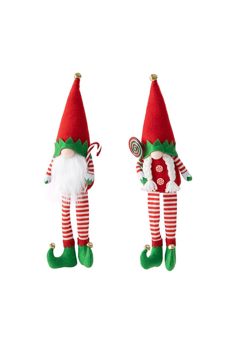 Christmas elf long legs no face doll props decorative scene layout pieces 735602523231