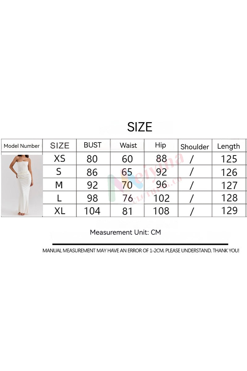 Sheath-Column Maxi Satin Dress 890654168879