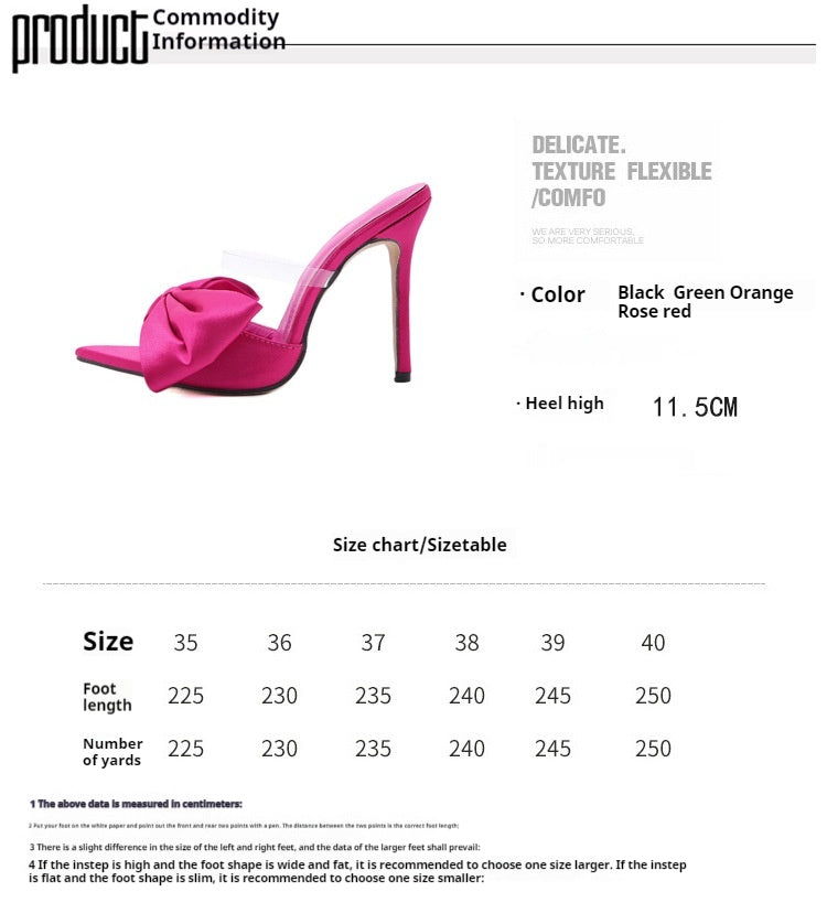 Satin Pointy Stiletto Heels  634509707944