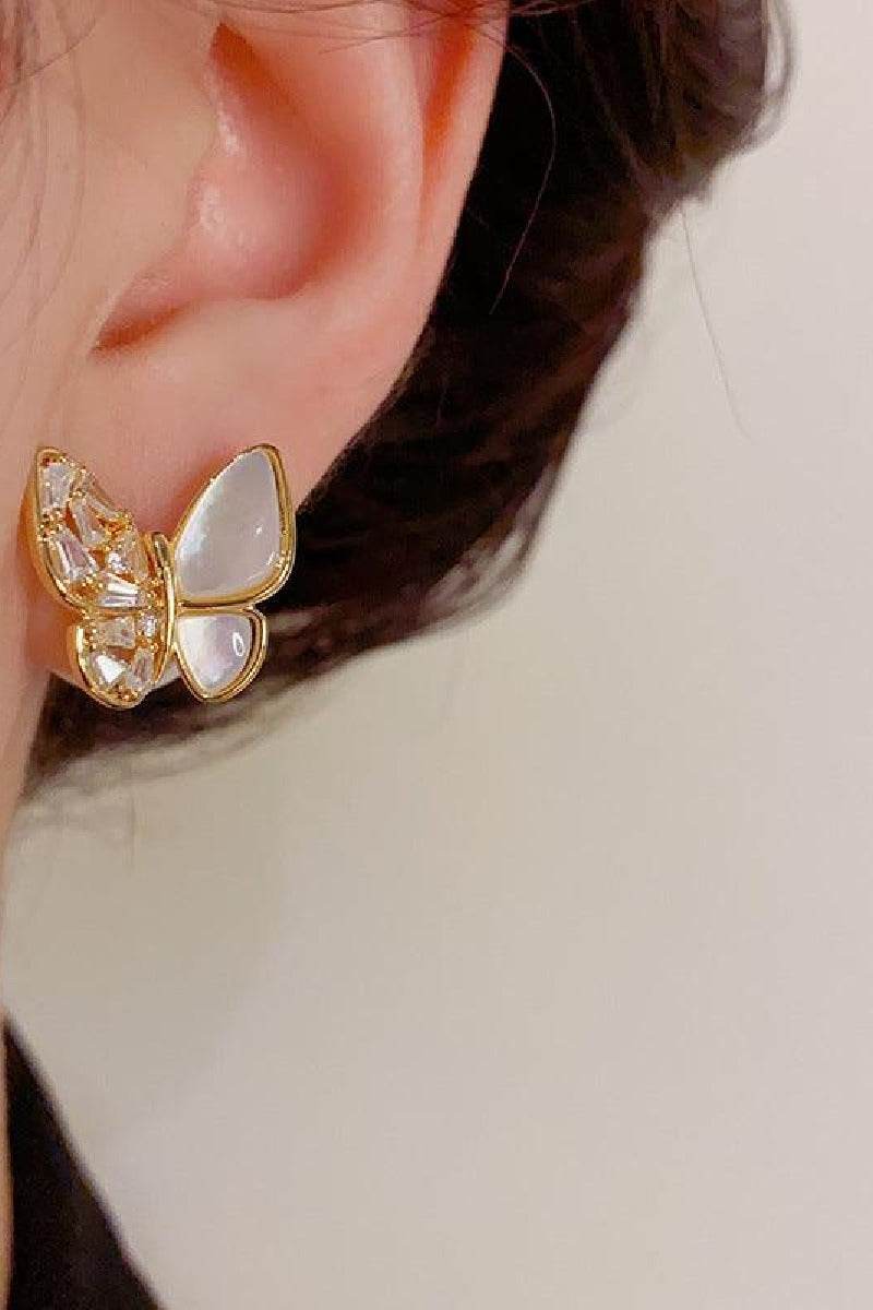 Temperament Simple Metal Petal Earrings 753505809100 - COCOMELODY