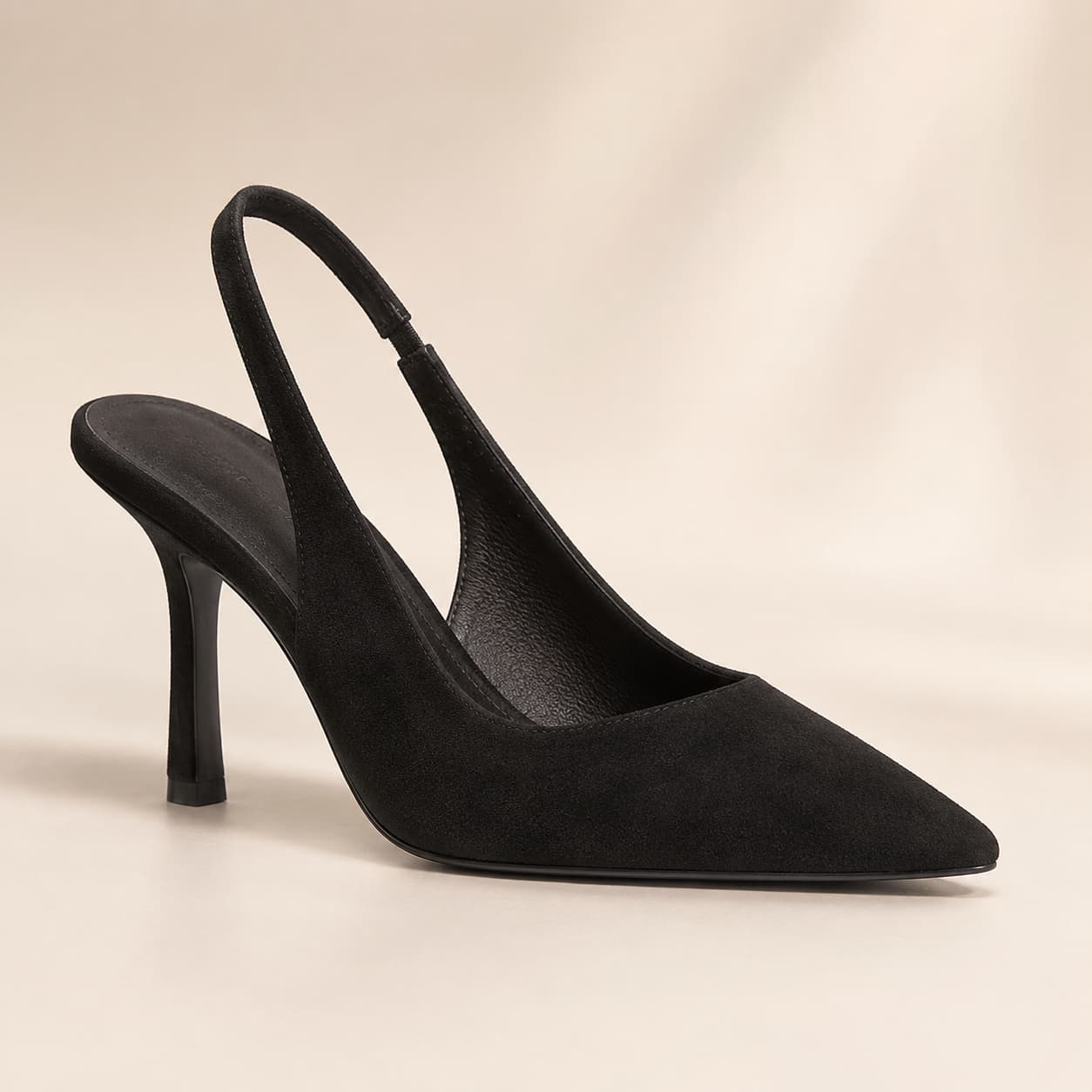 Pointed Toe Slingback Pumps Ankle Strap Elegant Heel Shoes 1025693605260