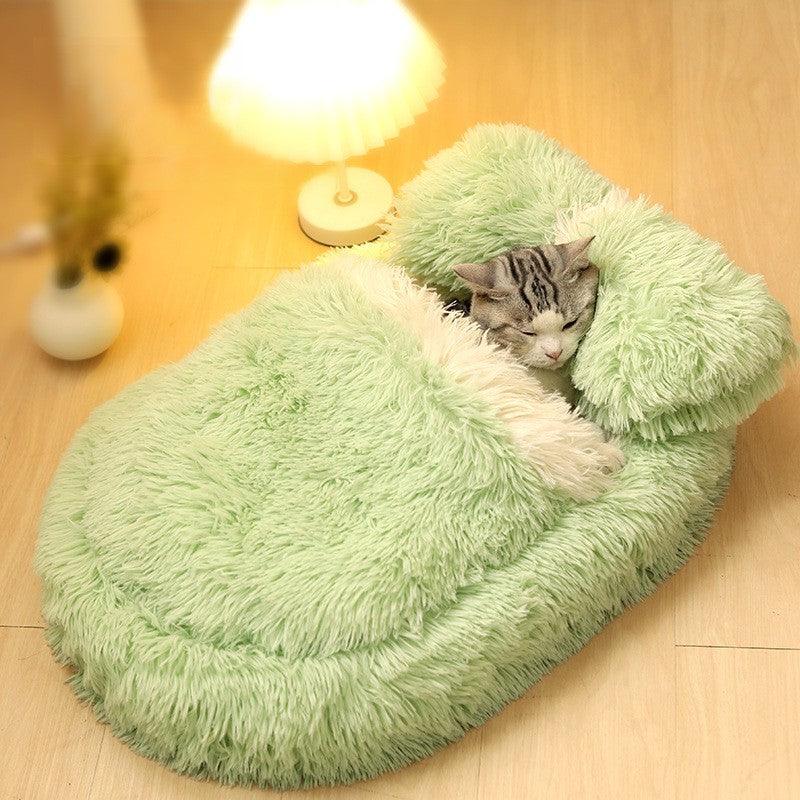 Winter warm pet bed dog kennel cat kennel 842591874385 - COCOMELODY