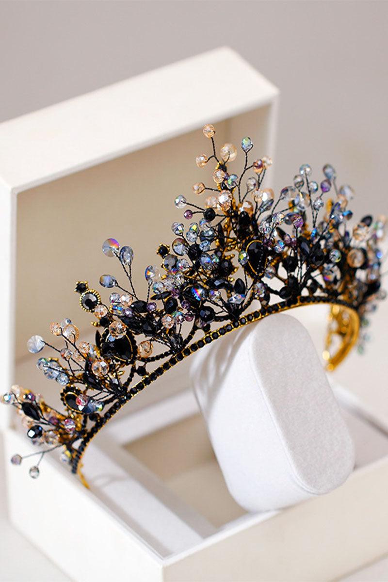 Alloy Tiaras with Beads Rhinestone 718204138178