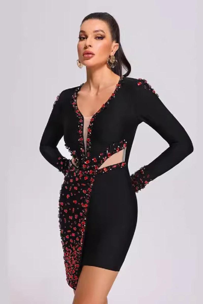 Long sleeve bachelorette party dress 765885258161 - COCOMELODY