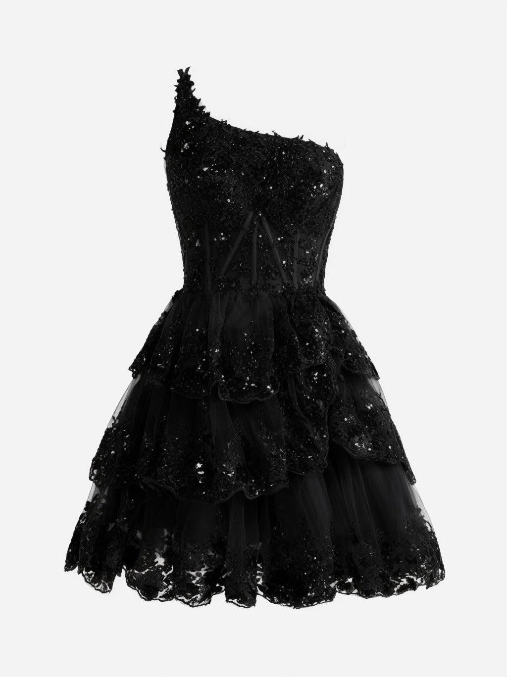 A-line Short Mini Tulle Prom Dress CS0420 - COCOMELODY