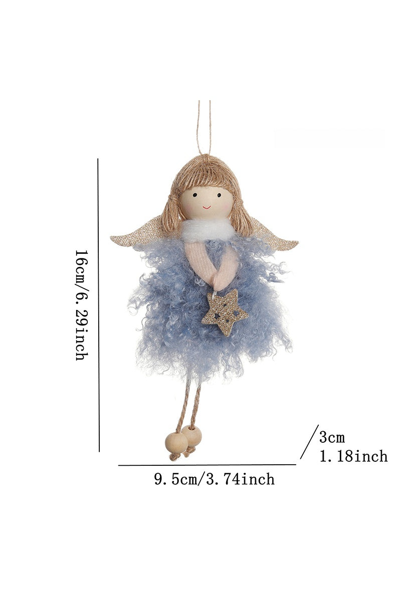 Christmas tree decorations plush angel girl doll pendant small pendant 785403238838