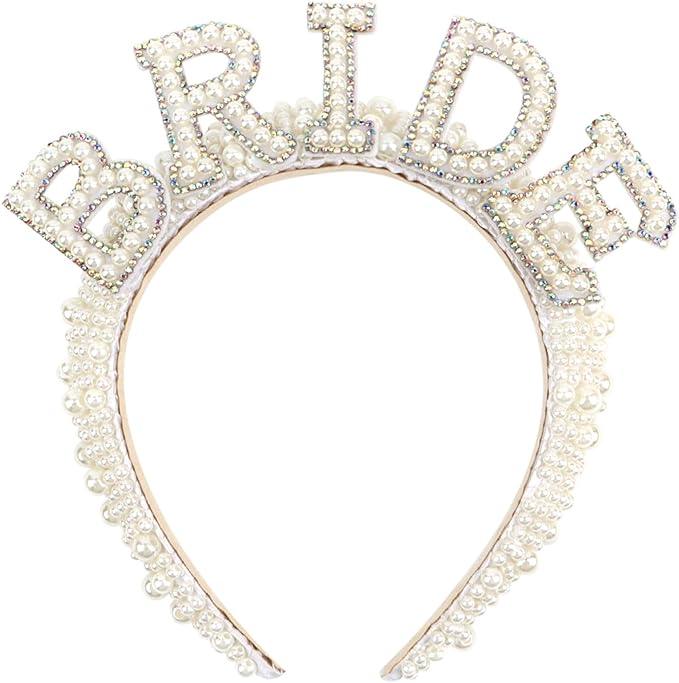 Bride pearl headband 713411831809 - COCOMELODY