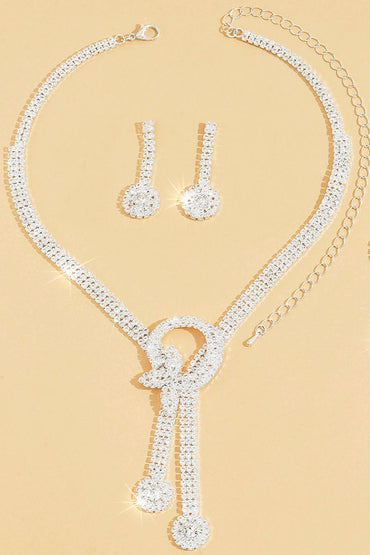 Gorgeous Zircon Earrings/Necklace Jewelry Sets (Set of 3) 912880691069