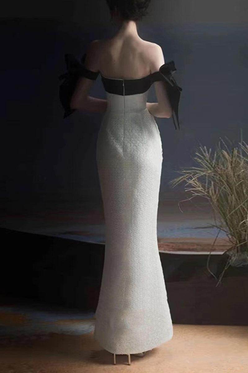 Trumpet-Mermaid Floor Length Lace Wedding Dress 687631532657 - COCOMELODY