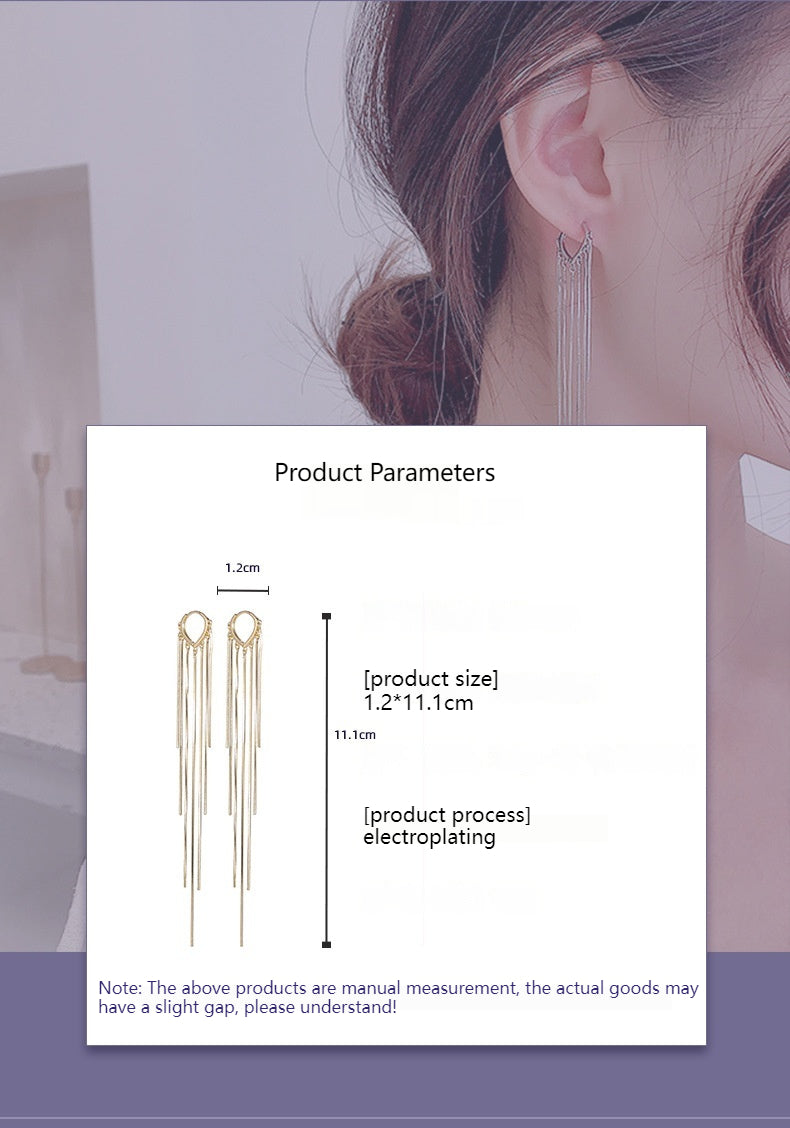 Long tassel earrings 718905541060