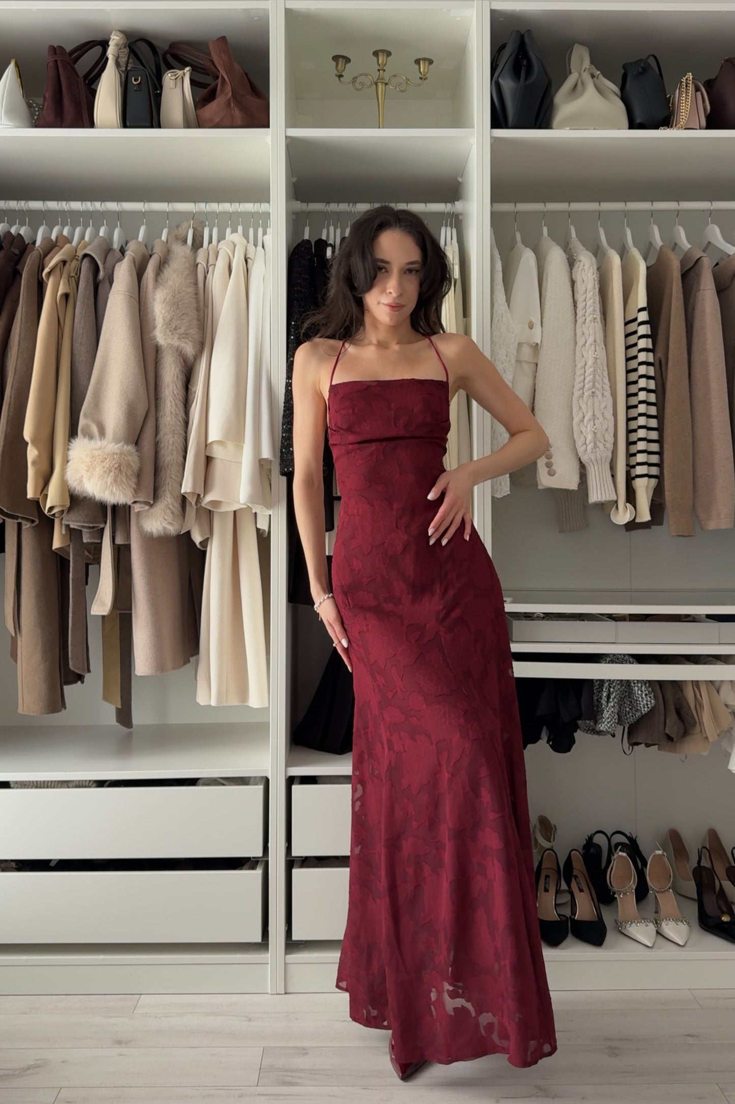 A-line Maxi Lace Formal Evening Dresses 976108418795