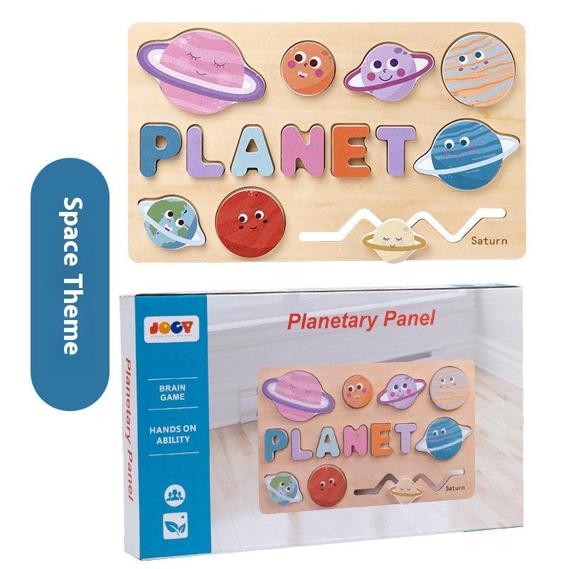 Children's early education multi-functional space transportation fun puzzle board toy 725918850142 - COCOMELODY