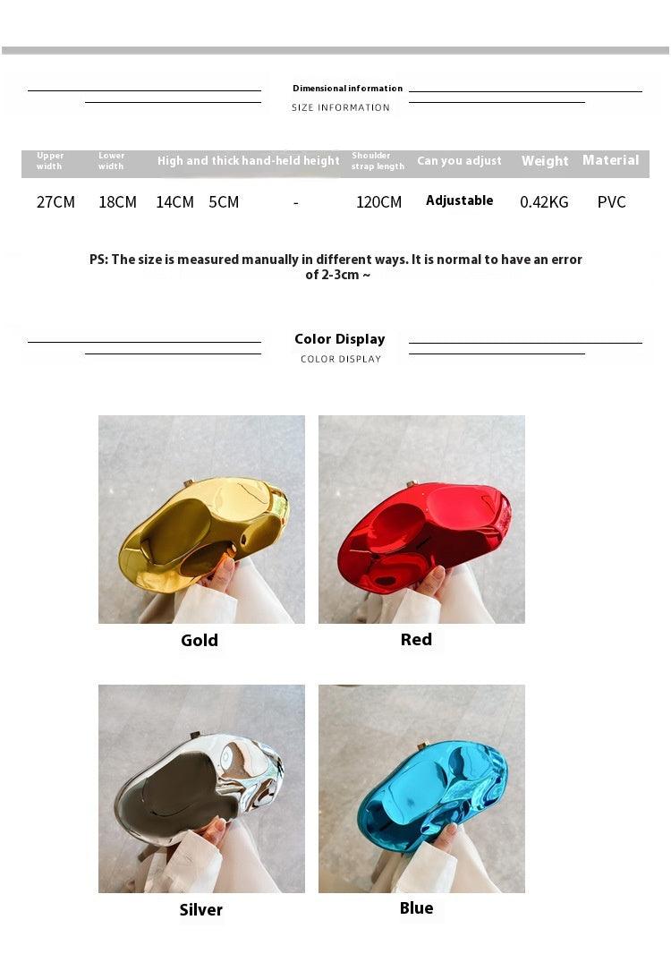 Niche design metal acrylic bag shaped stone hand bag banquet fashion exquisite small bag 799845346236 - COCOMELODY