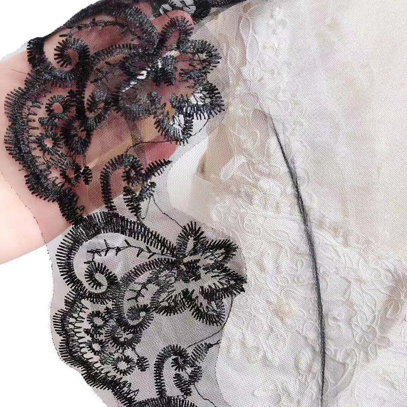 Black lace veil 583460859475 - COCOMELODY