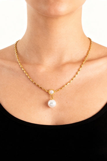Elegant Luxury Single Pearl Pendant Necklace for Women 994399670416