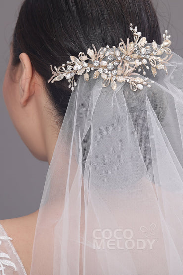 Modern Alloy Hairpins with Imitation Pearl AH17039