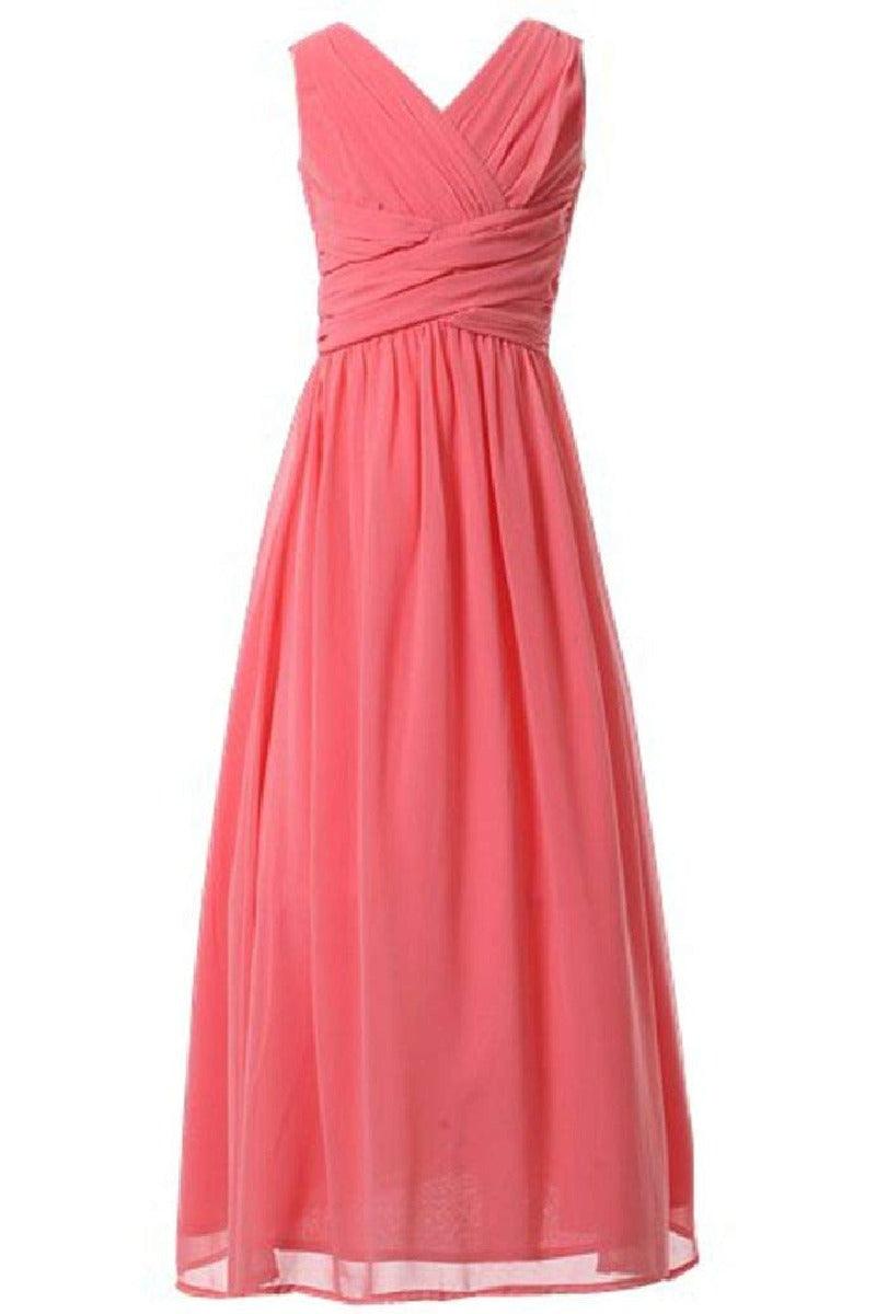 Junior Bridesmaid Dress–Party & Flower Girl Gown B01M64J70L
