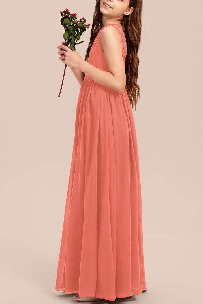 One Shoulder A-Line Chiffon Junior Bridesmaid Dress for Wedding COCOMELODY B0C69DBSKL, Orange One Shoulder A-Line Chiffon Junior Bridesmaid Dress for Wedding COCOMELODY B0C69DBSKL, Orange