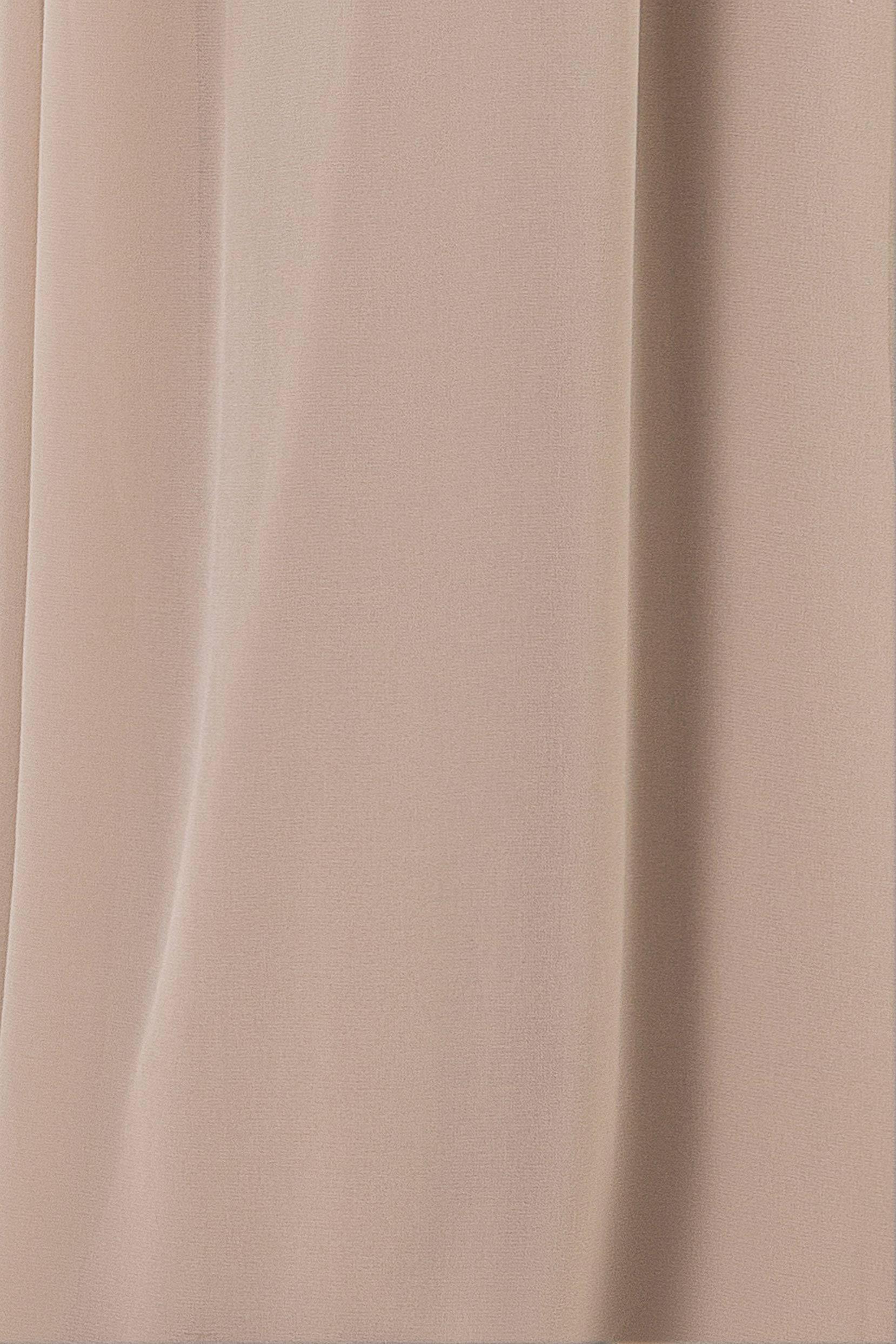 A-Line Sweep-Brush Train Chiffon Bridesmaid Dress CB0454 - COCOMELODY