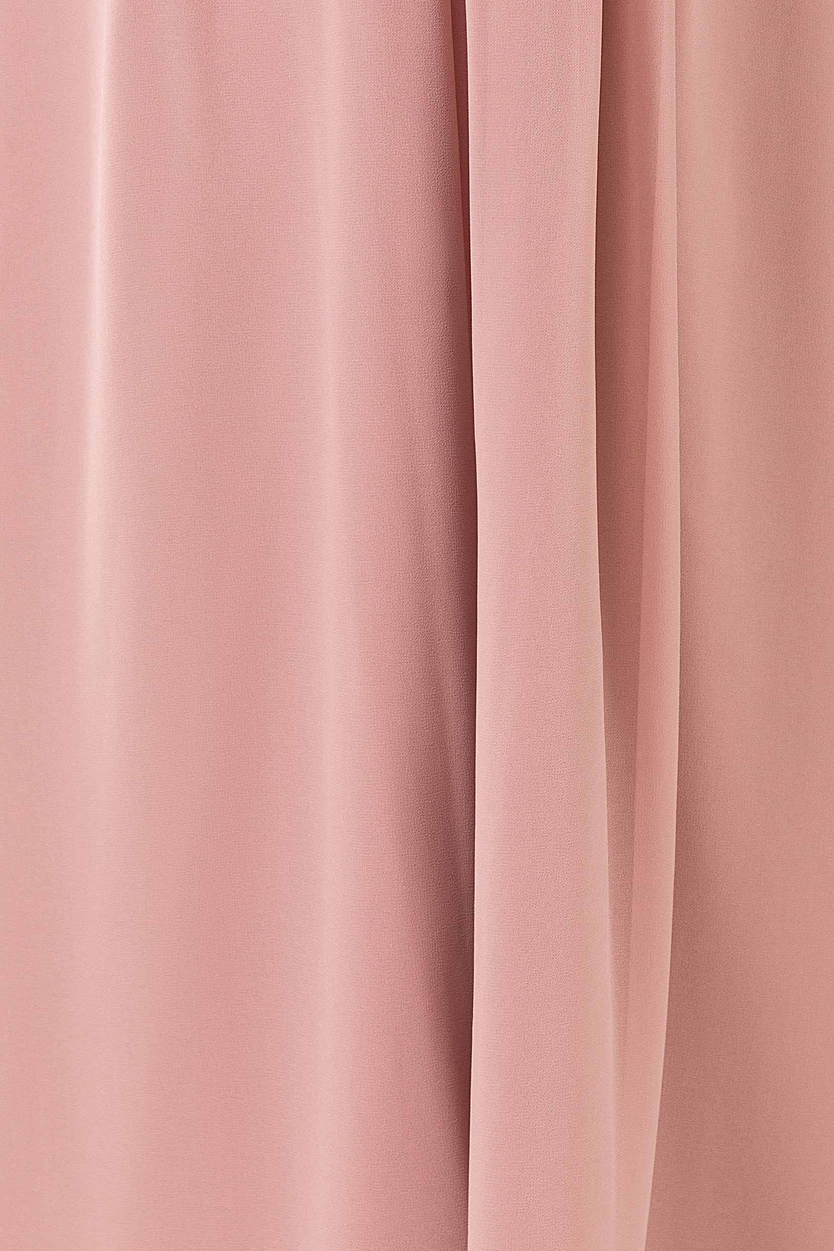 Trumpet Sweep-Brush Train Chiffon Bridesmaid Dress CB0459 - COCOMELODY