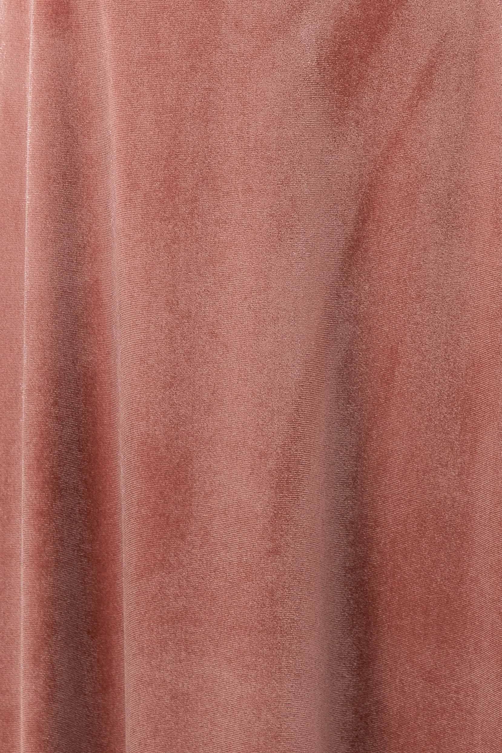 A-Line Sweep-Brush Train Velvet Bridesmaid Dress Formal Dresses CB0536 - COCOMELODY