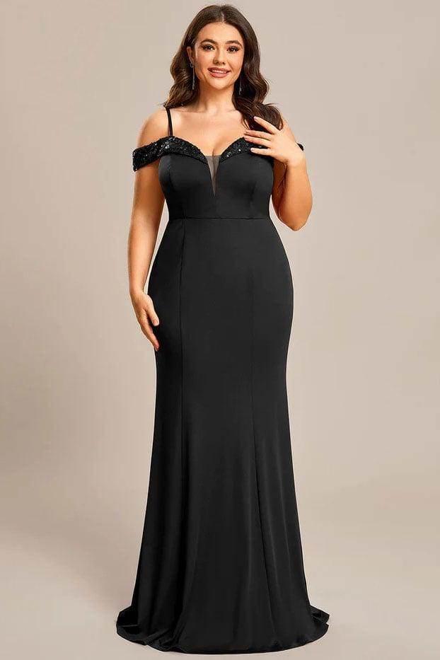 Sheath-Column Floor Length Knitted Fabric Bridesmaid Dress CB0659 - COCOMELODY
