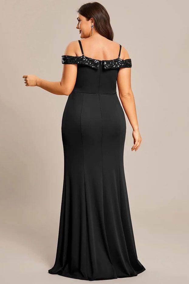 Sheath-Column Floor Length Knitted Fabric Bridesmaid Dress CB0659 - COCOMELODY