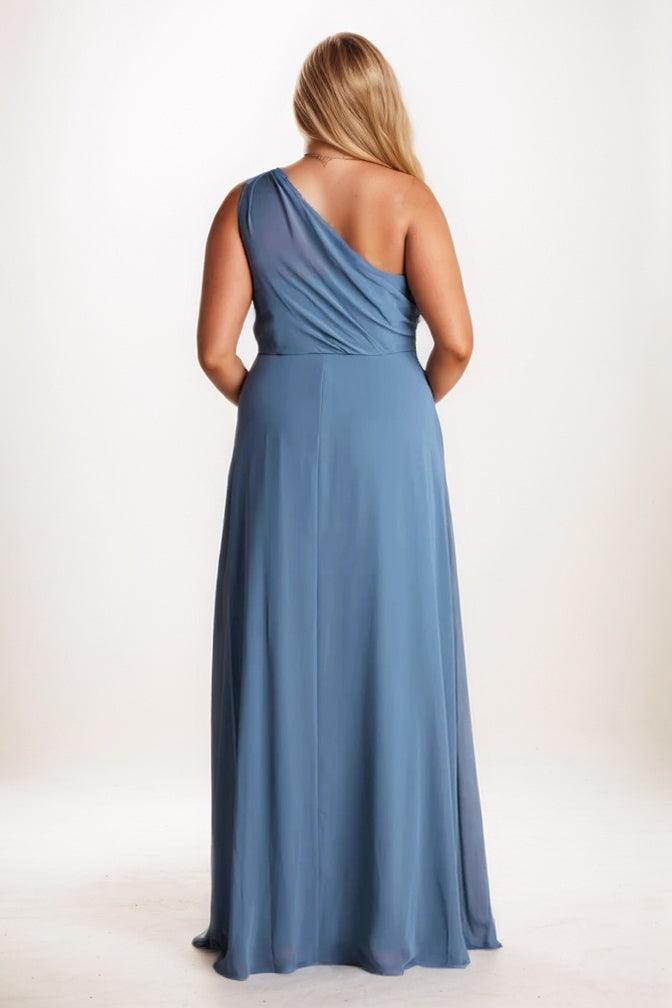 A-Line Maxi Chiffon Bridesmaid Dress CB0738 - COCOMELODY