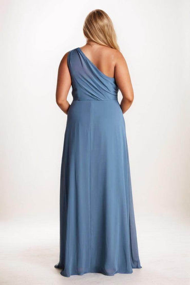 A-Line Maxi Chiffon Bridesmaid Dress CB0738 - COCOMELODY