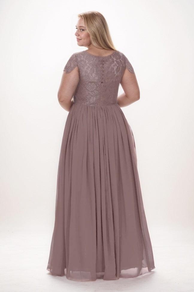 A-Line Maxi Chiffon Bridesmaid Dress CB0764 - COCOMELODY