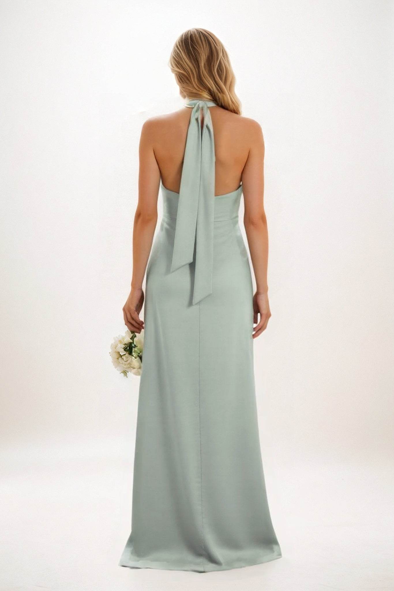 Sheath Elastic Cloth Mint Green Bridesmaid Dresses COCOMELODY CB0819, Agave Green Sheath Elastic Cloth Mint Green Bridesmaid Dresses COCOMELODY CB0819, Agave Green