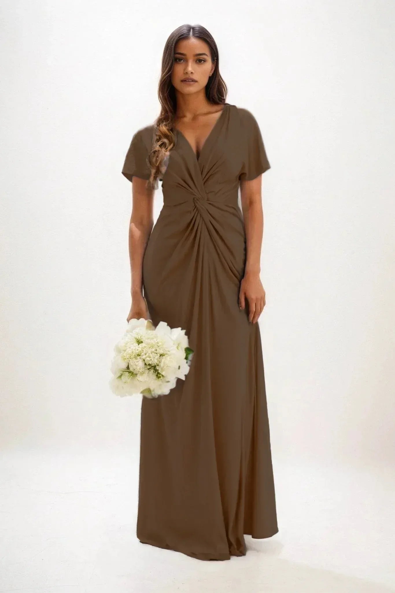 A-Line Maxi Luxe Satin Light Blue Bridesmaid Dresses COCOMELODY CB0838, Dusty Sage A-Line Maxi Luxe Satin Light Blue Bridesmaid Dresses COCOMELODY CB0838, Dusty Sage