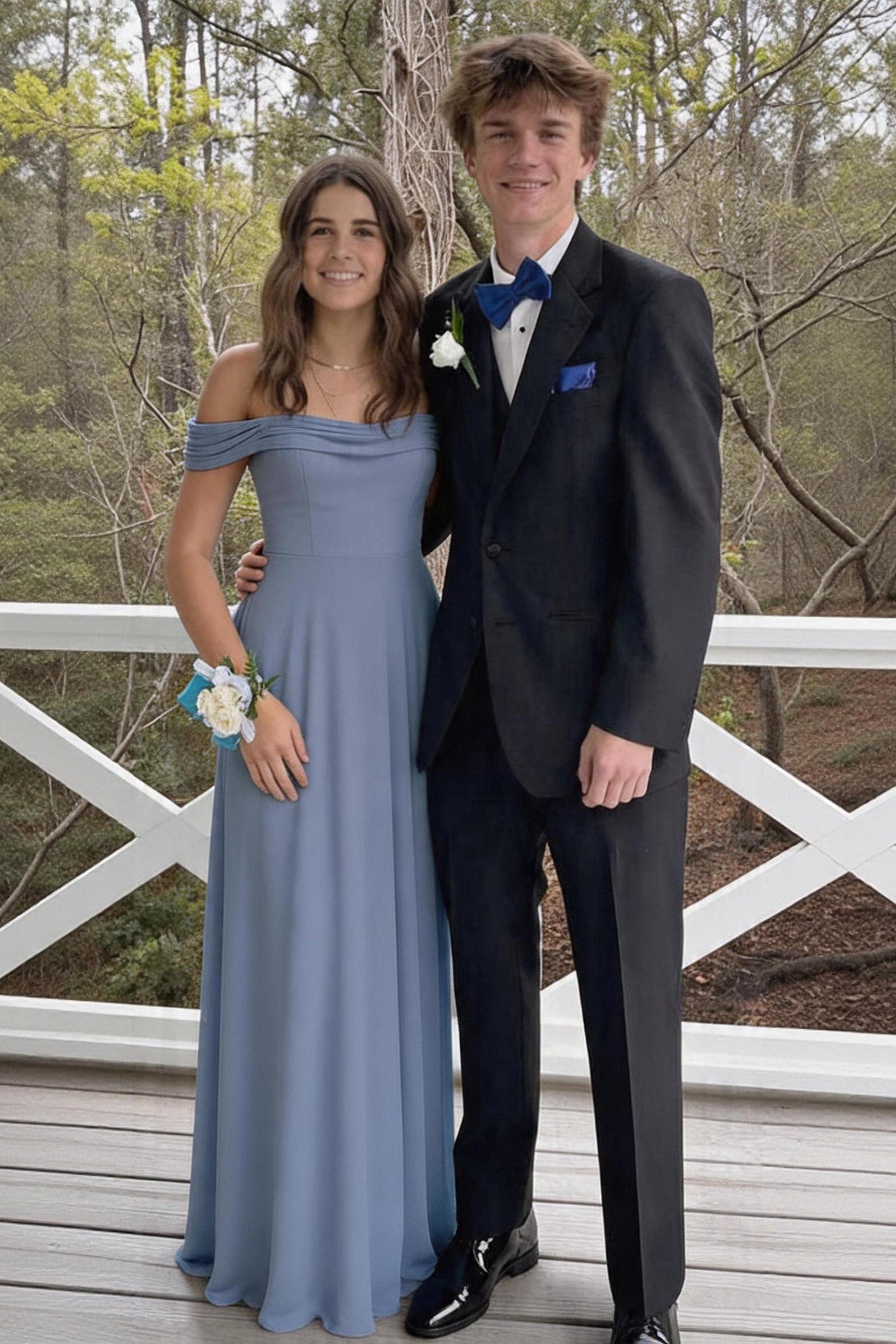 tuxedo bridesmaid dress Birdy Grey Suit Pairings Bridesmaid Dresses & Groomsmen Suits