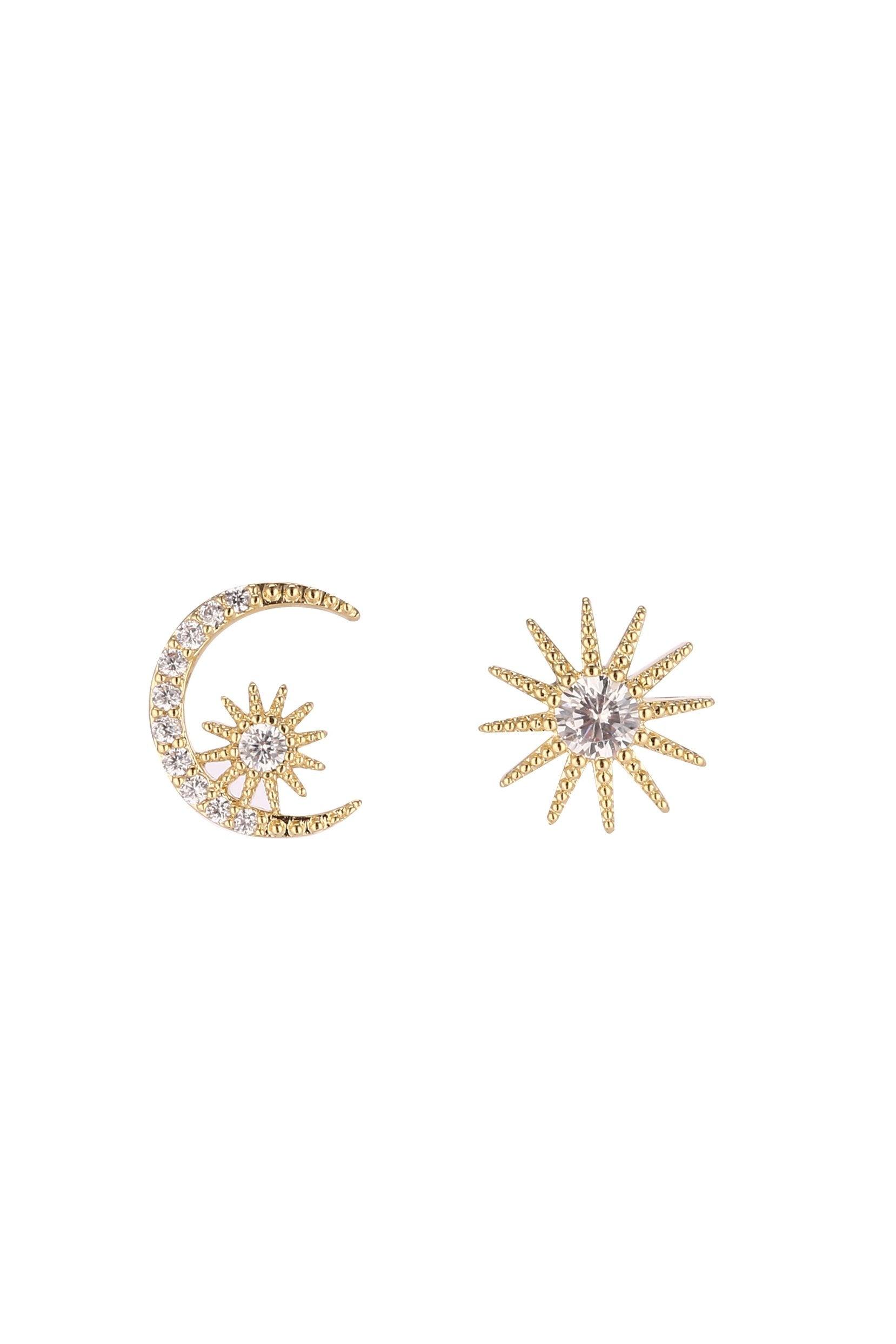 Alloy Earrings with Zircon CE0108 - COCOMELODY