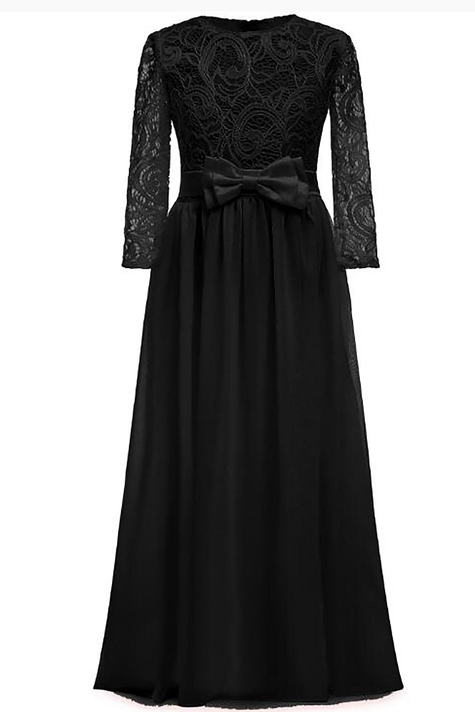 A-Line Floor Length Tulle Lace Flower Girl Dress CF0284 - COCOMELODY