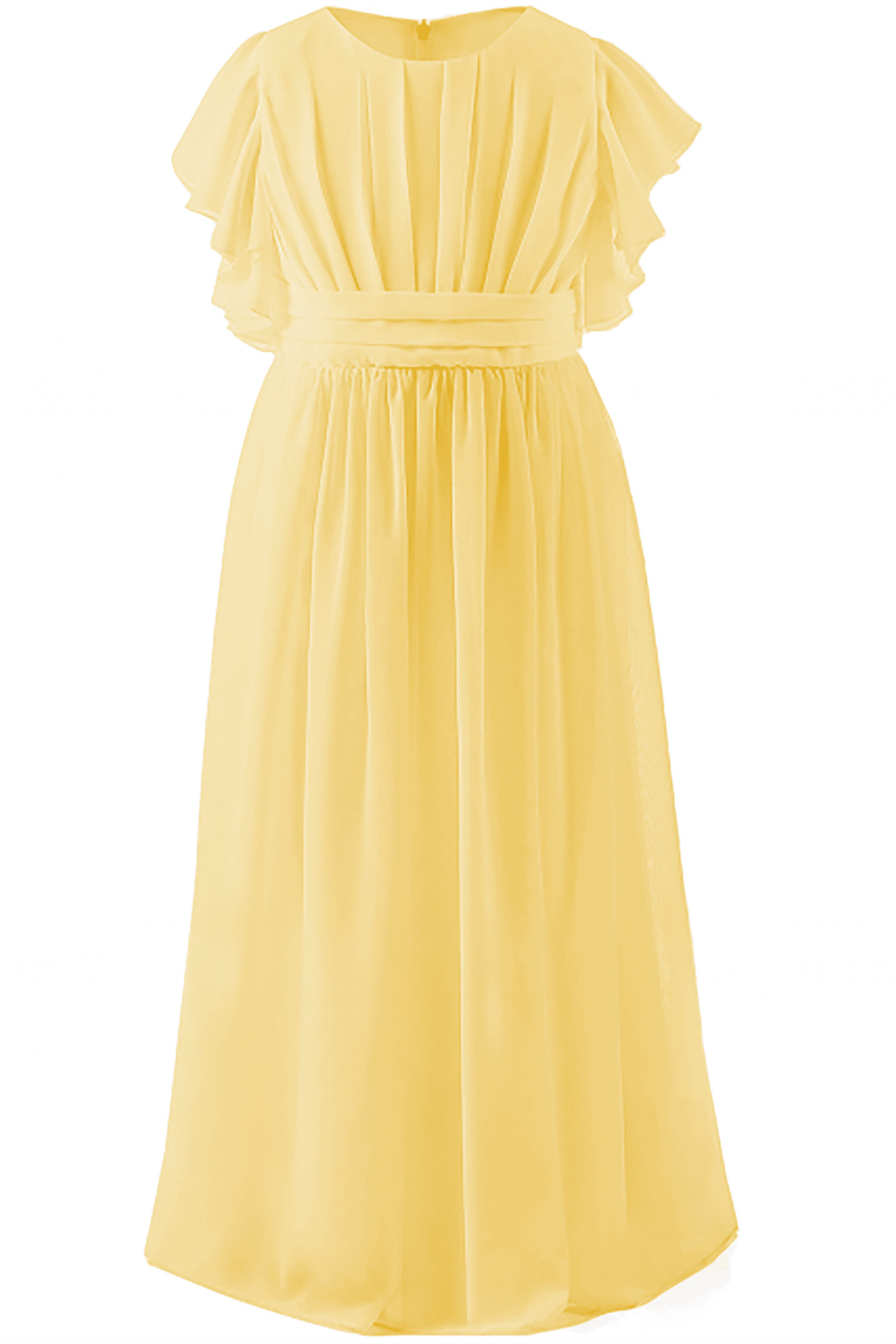 A-Line Floor Length Chiffon Flower Girl Dress CF0296 - COCOMELODY