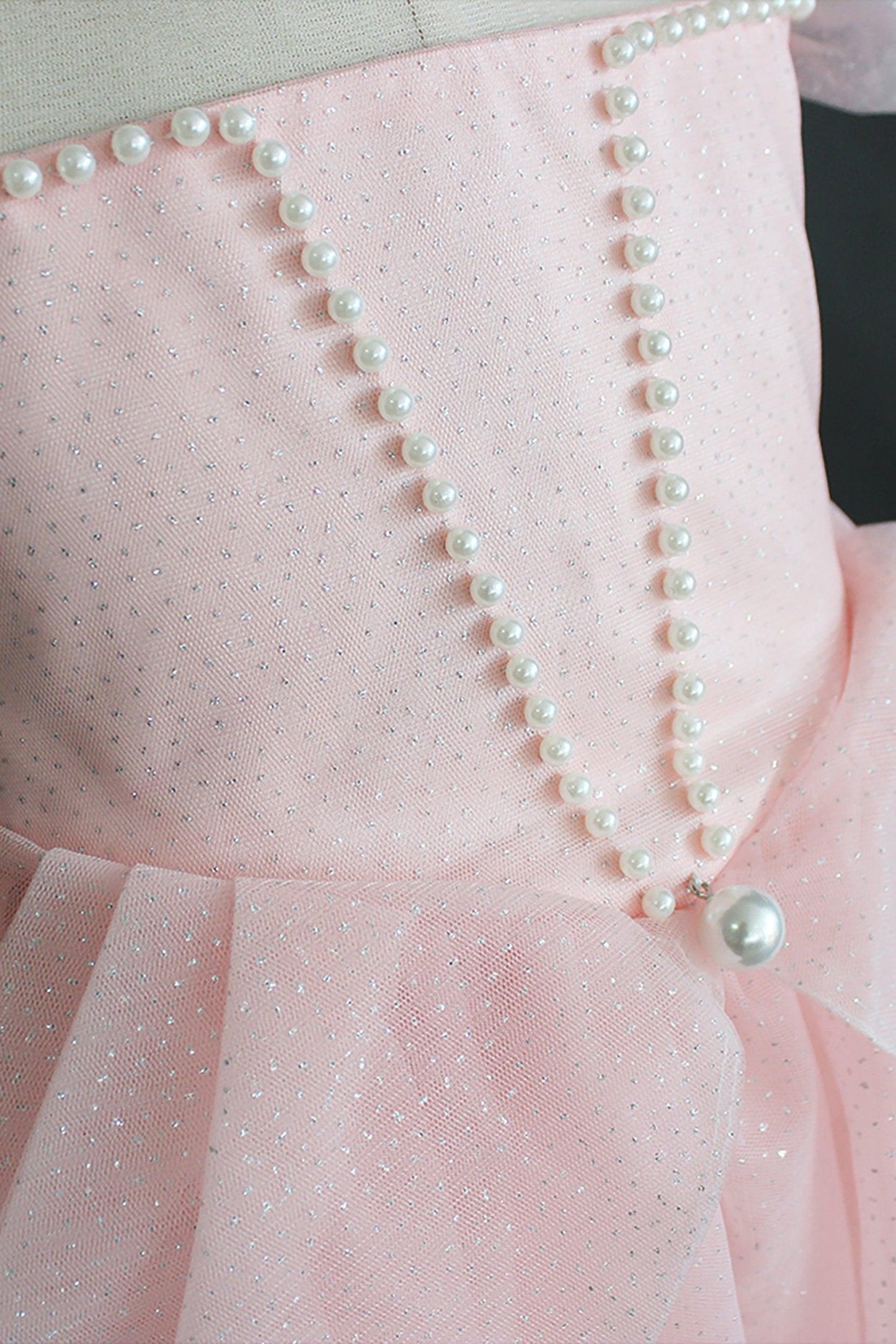 A-Line Knee Length Tulle Lace Flower Girl Dress CF0309 - COCOMELODY