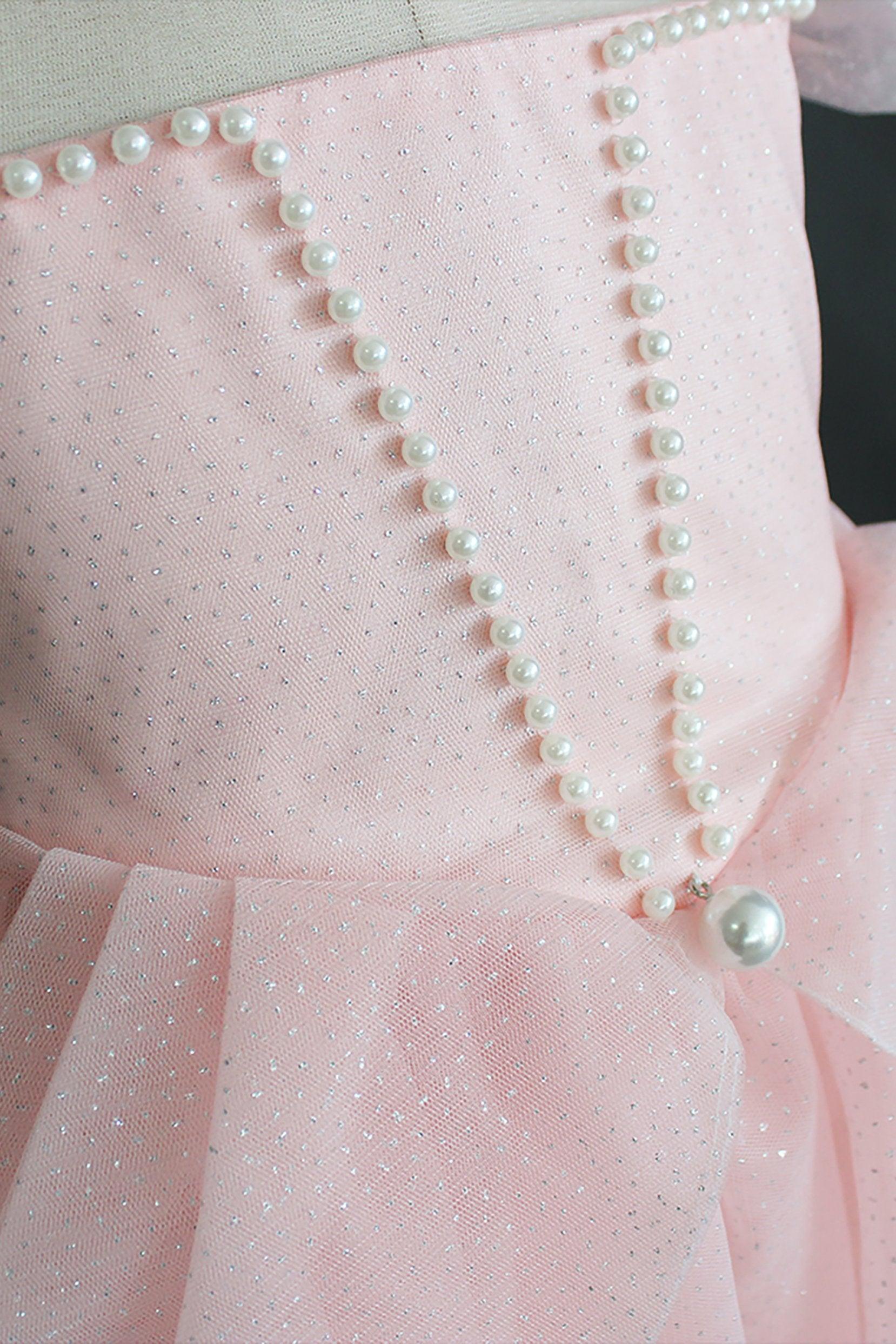 A-Line Knee Length Tulle Lace Flower Girl Dress CF0309 - COCOMELODY