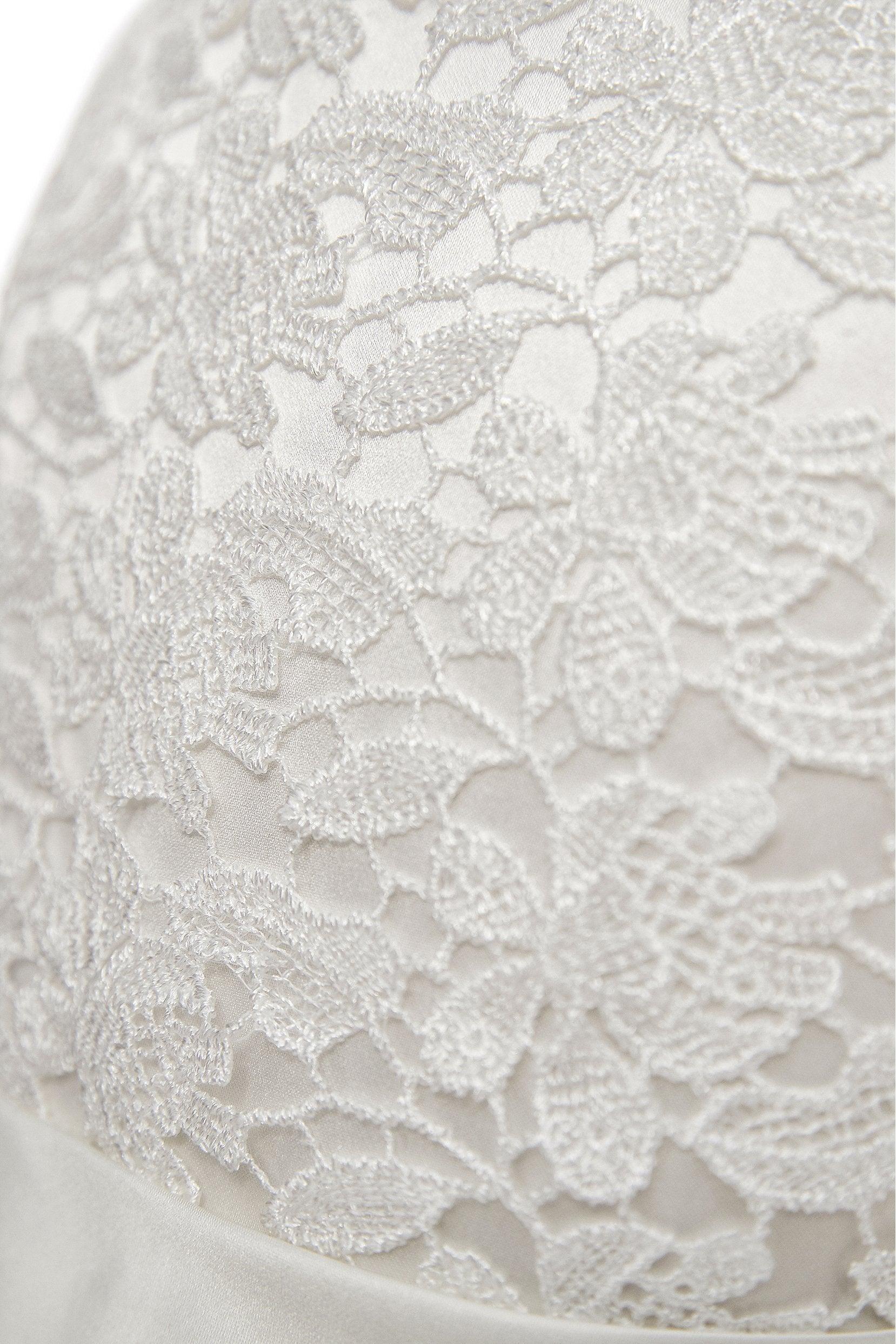 A-Line Knee Length Tulle Lace Flower Girl Dress CF0345 - COCOMELODY