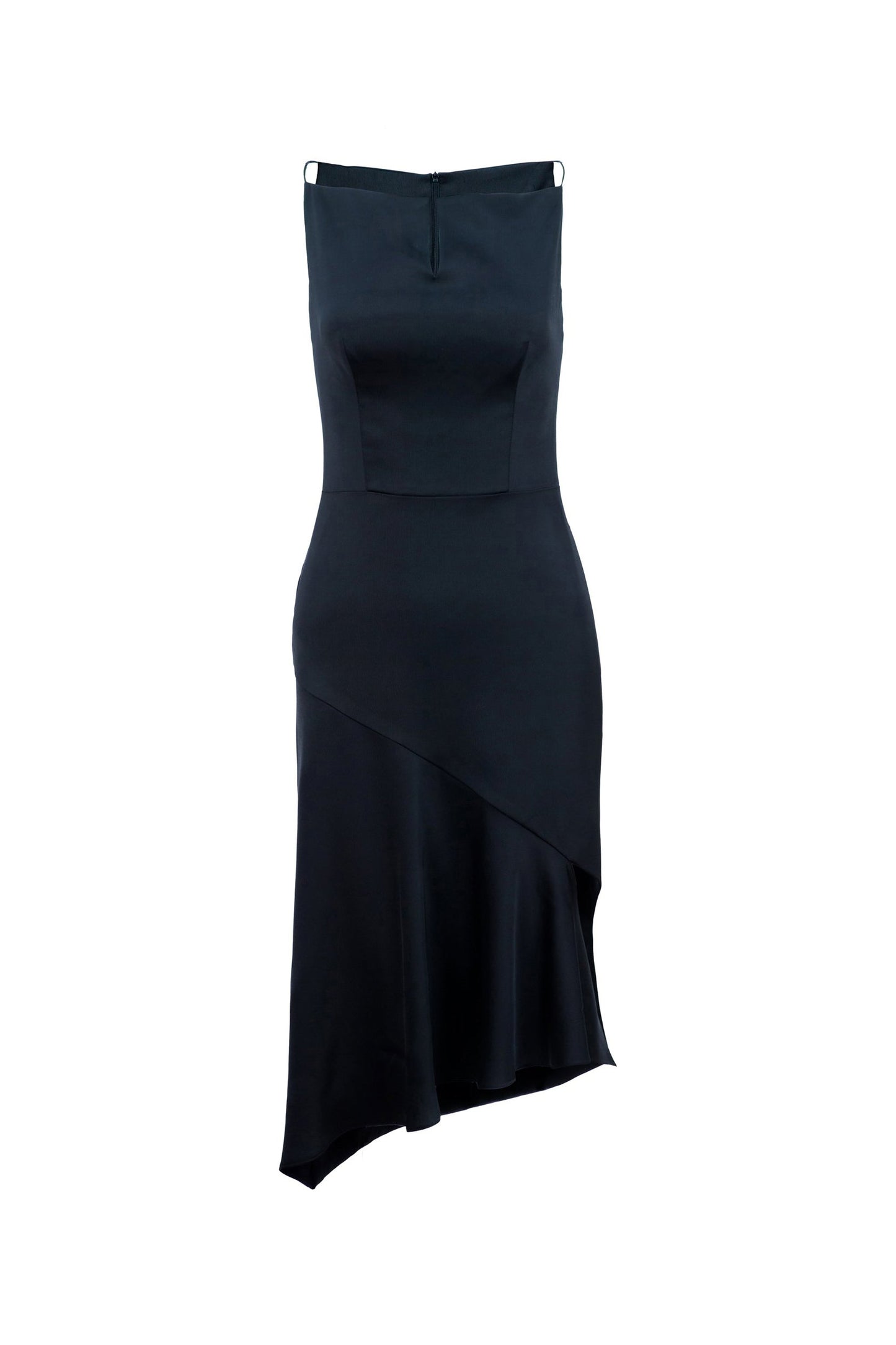 Sheath-Column Knee Length Silk Blend Dress CG0098