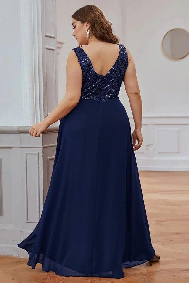 A-Line High-Low Chiffon Dress CG0264 - COCOMELODY