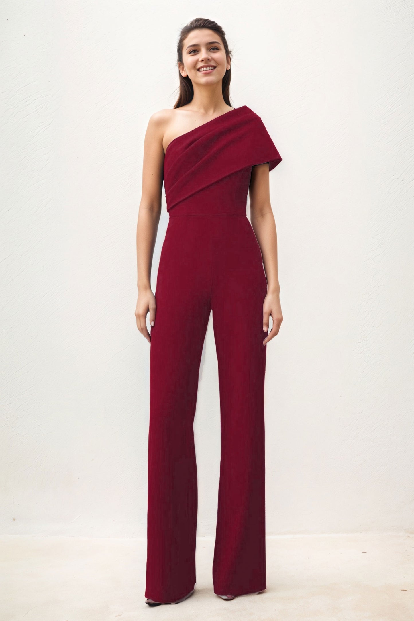 Jumpsuit Maxi Elastic Cloth Wedding Guest Dress CG0277