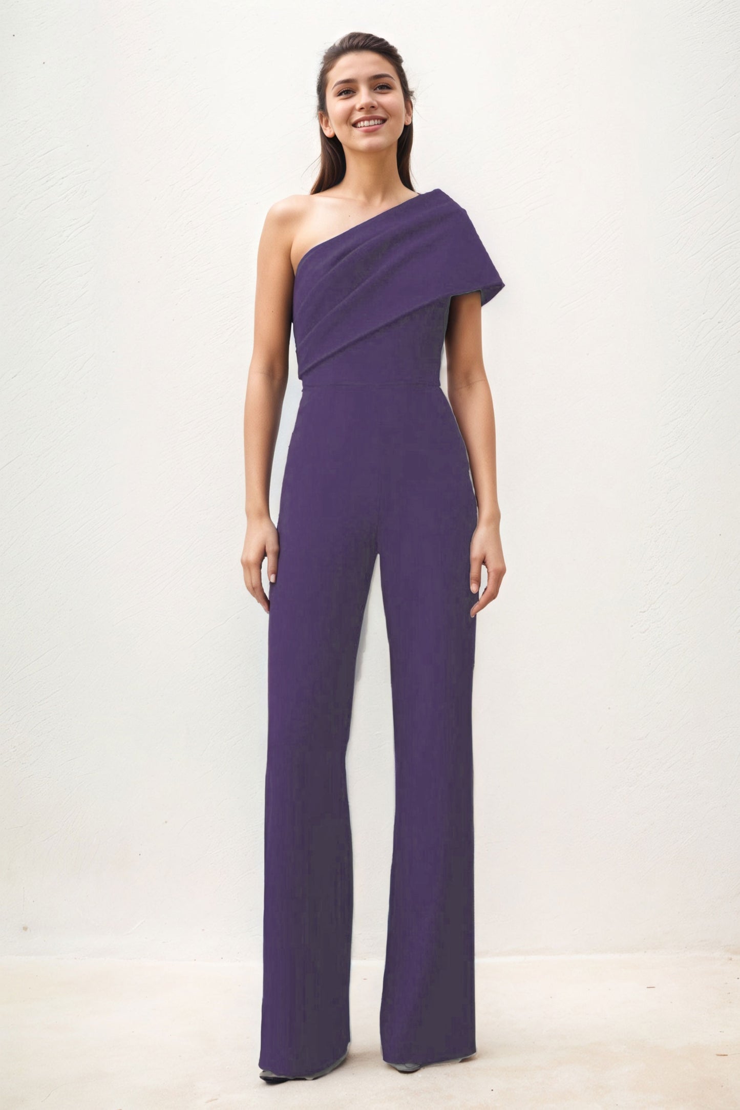 Jumpsuit Maxi Elastic Cloth Wedding Guest Dress CG0277