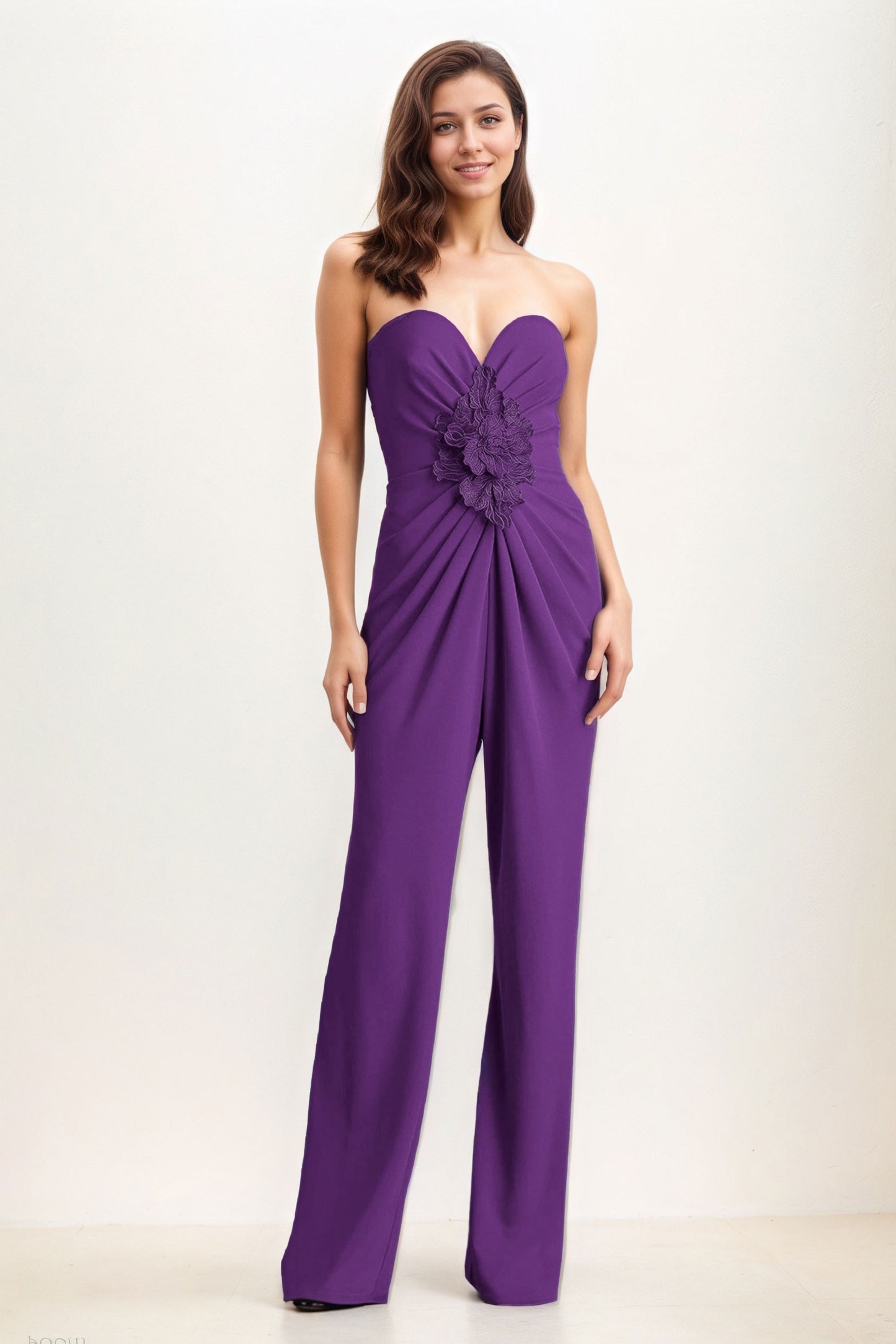 Jumpsuit Maxi Elastic Cloth Wedding Guest Dress CG0278