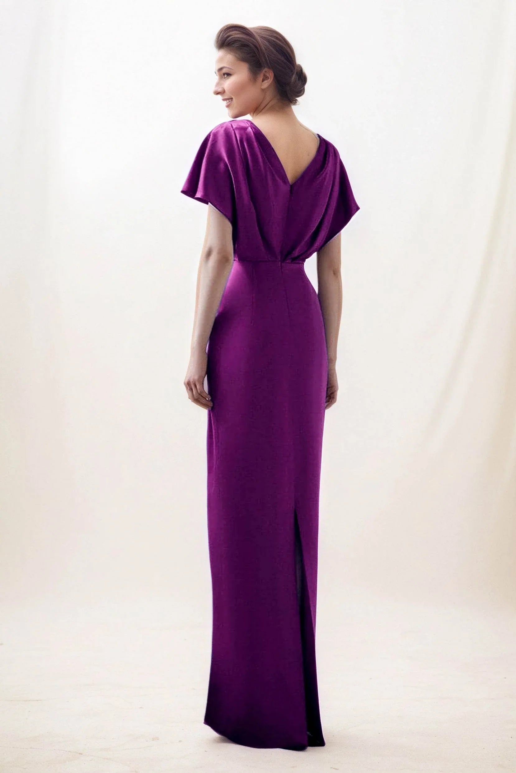 purple maxi wedding guest dress @im_catrice is serving wedding guest glam in our asymmetrical purple maxi dress the perfect look for the season of love , Head to xpluswear.com to grab yours now, #Xpluswear #WeddingGuestLook