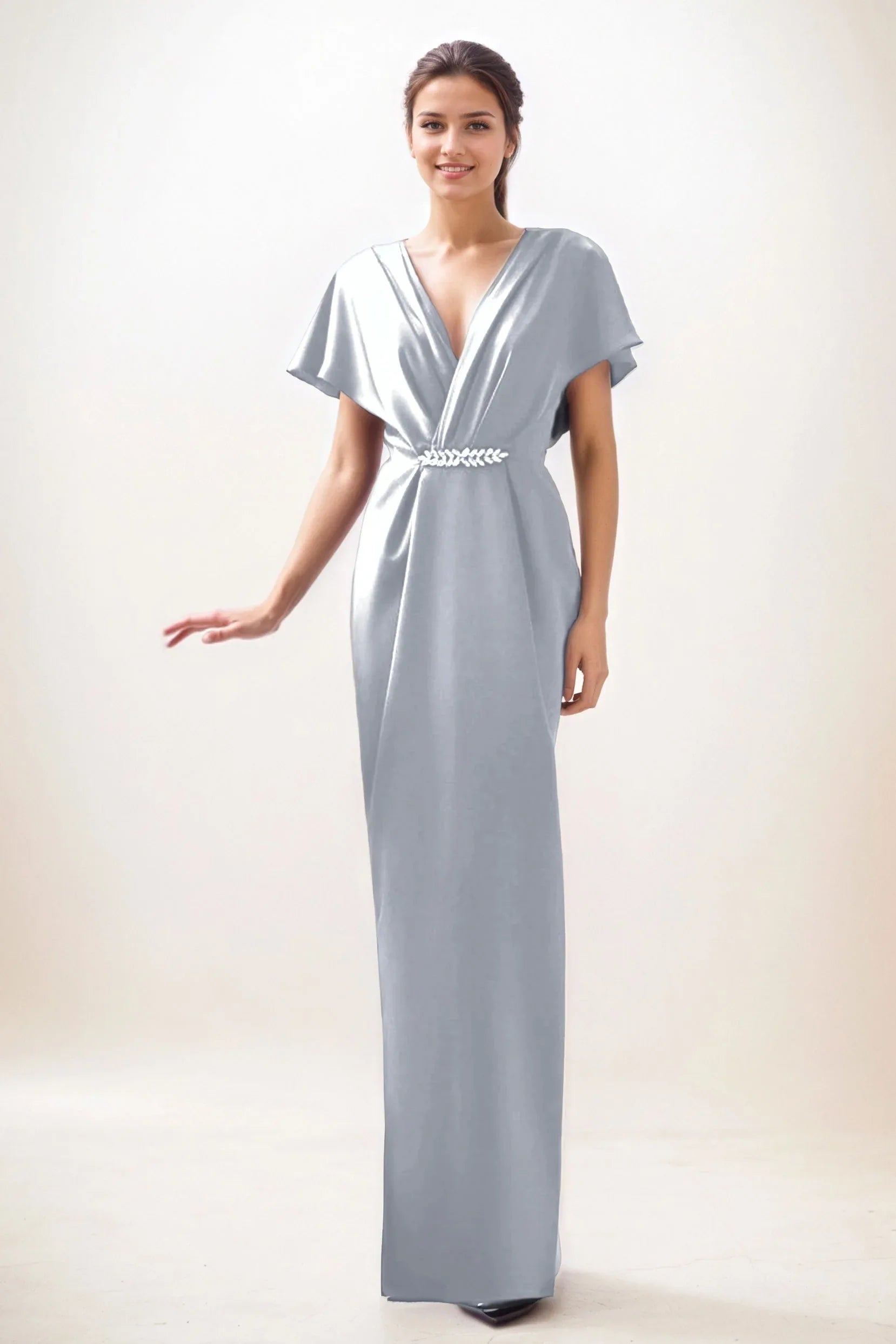 light grey wedding guest dress Grey Wedding Guest Dresses
